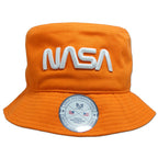 NASA Relaxed Bucket Hat,Worm,Orange, S_M