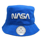 NASA Relaxed Bucket Hat, Worm,Royal, S_M