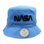 NASA Relaxed Bucket Hat, Worm, Sky, S_M