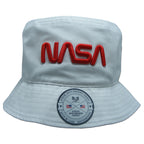 NASA Relaxed Bucket Hat,Worm,White, L_XL