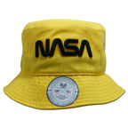 NASA Relaxed Bucket Hat,Worm,Yellow,L_XL