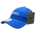 NASA Soft Trucker Caps, Worm, Royal