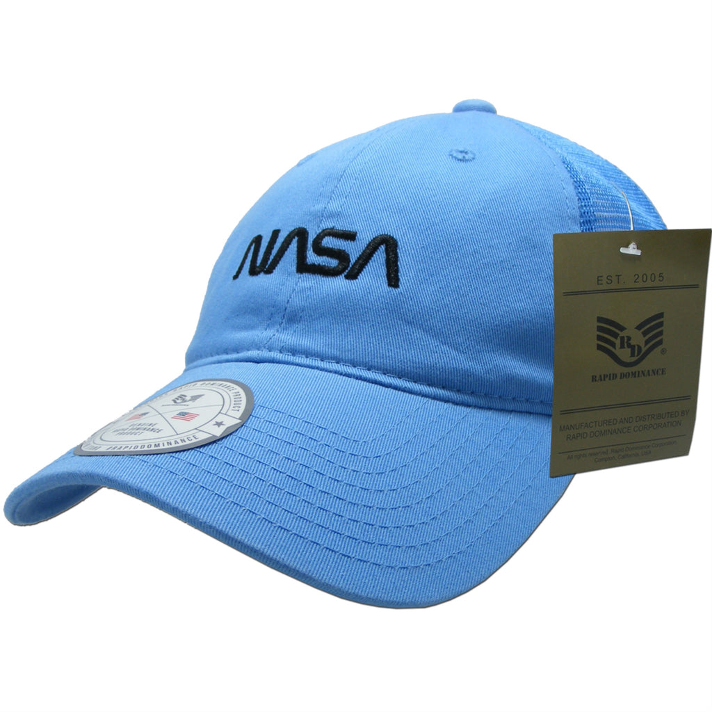 NASA Soft Trucker Caps, Worm, Sky
