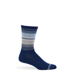 Navy Ombre Stripe Casual Crew