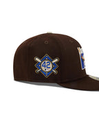 New Era 5950 LA Dodgers Jackie Robinson 75 Years Hat - Brown