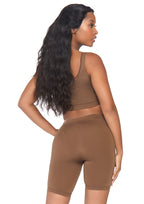 Leg Avenue 2 PC Seamless opaque spandex c Tan Color