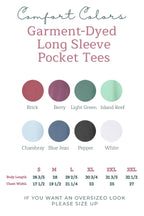 Golden Retriever Dog Mom Pocket Comfort Colors Long Sleeve Shirt