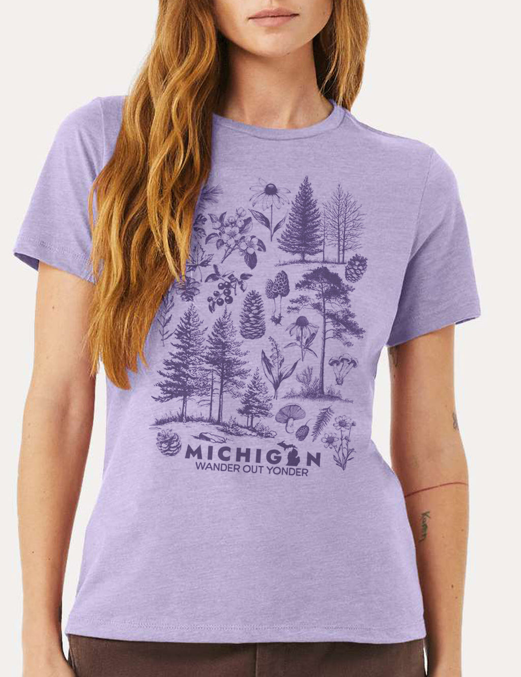 Nature Collage - Women's - Heather Lavender