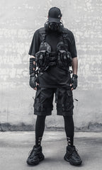 IBS429 Paratrooper Matte Black Shorts