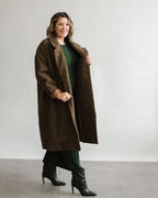 Boucle Midi Coat - Brown