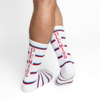 White Stripe Ole Miss Casual Crew