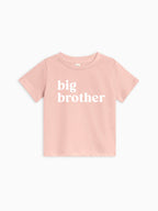 Big Brother Organic Cotton Kids T-Shirt – Baby & Youth Matching Family Announcement Tee