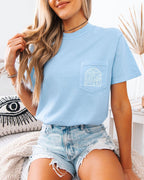 Outdoor Mountain Nature Comfort Colors Pocket T Shirt