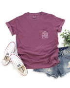 Outdoor Mountain Nature Comfort Colors Pocket T Shirt
