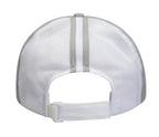 ADAMS CLUB HOUSE- Moisture Wicking Microfiber Ball Cap with Mesh Back Panels - PE105 GREY OSFM