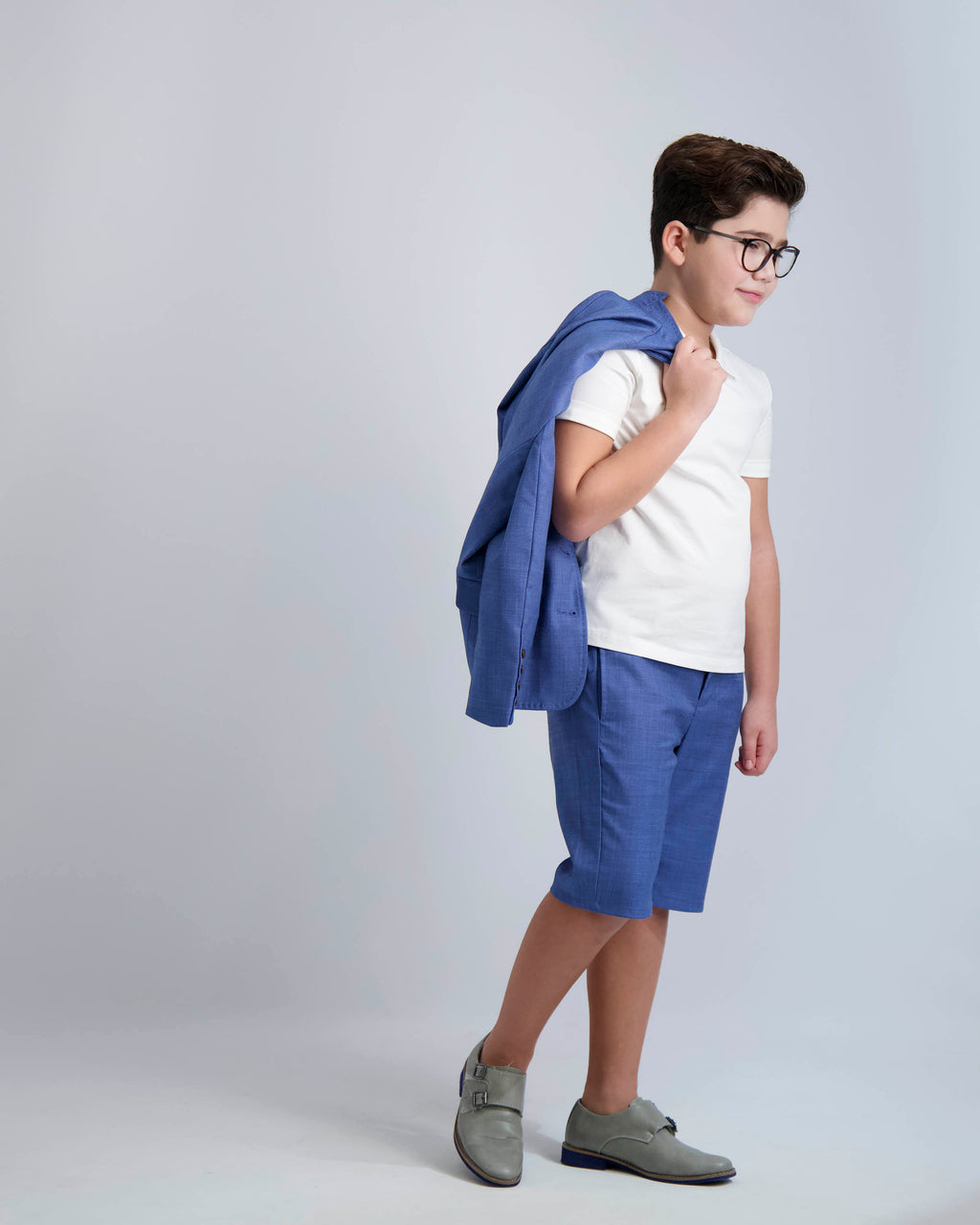 Egyptian Blue Short Dress Pants