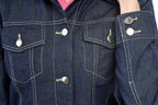 Women's Classic Button Front Denim Jacket — Timeless Everyday Style