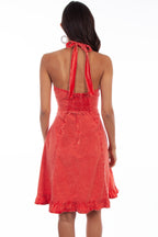 HALTER DRESS PERUVIAN COTTON