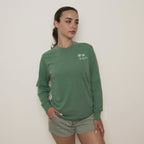 Palm Tree Beach Vacation Pocket Comfort Colors Long Sleeve Shirt