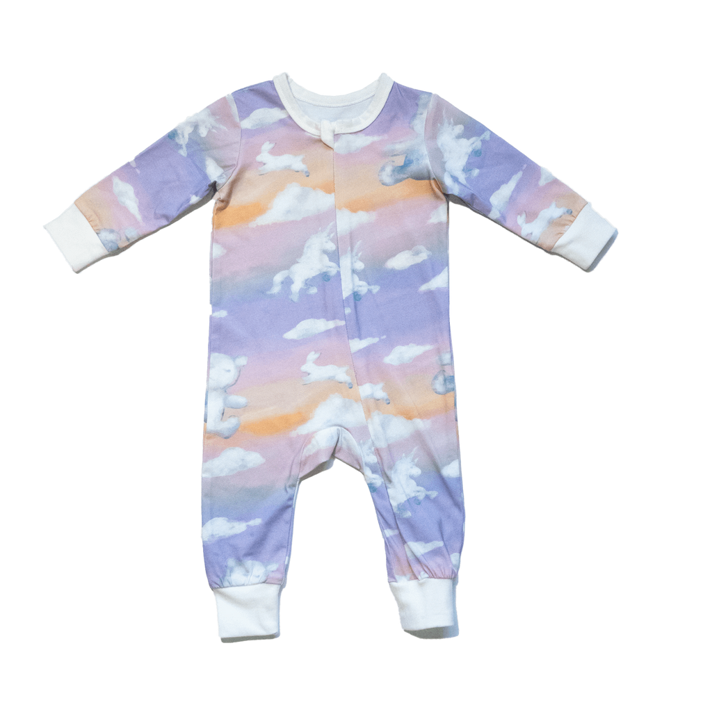 Parker baby zip long john | Dreamy Ombre