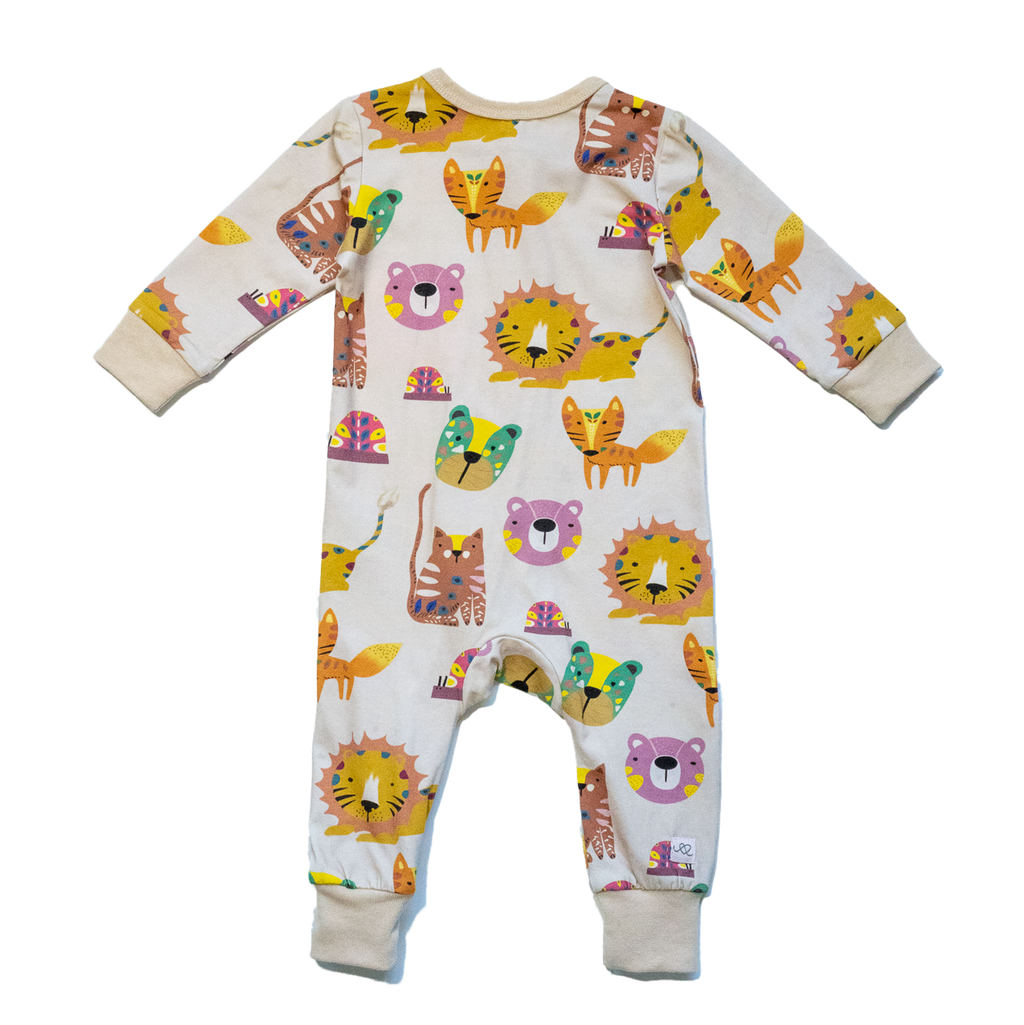 Parker baby zip long john | Forest Friends