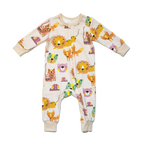 Parker baby zip long john | Forest Friends