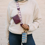 Clip & Go Strap w/RFID Pouch Leaf Pattern