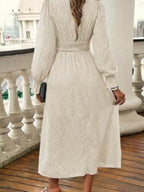 Long sleeve midi dress