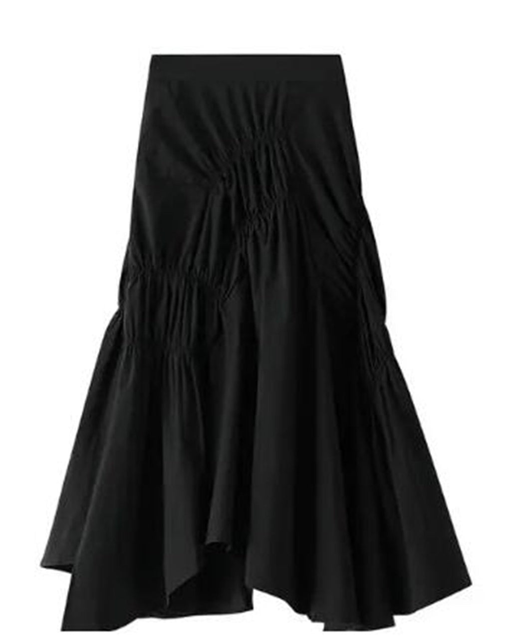 Ruffled layered skirt