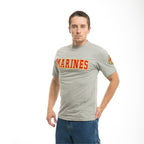Applique Text T's, Marines, Grey, L