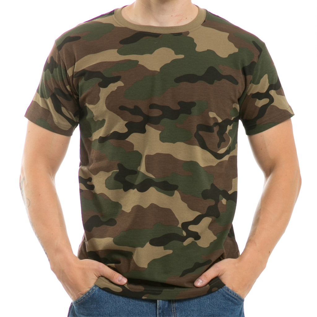 Short Sleeve G.I. T-shirts, Woodland, S