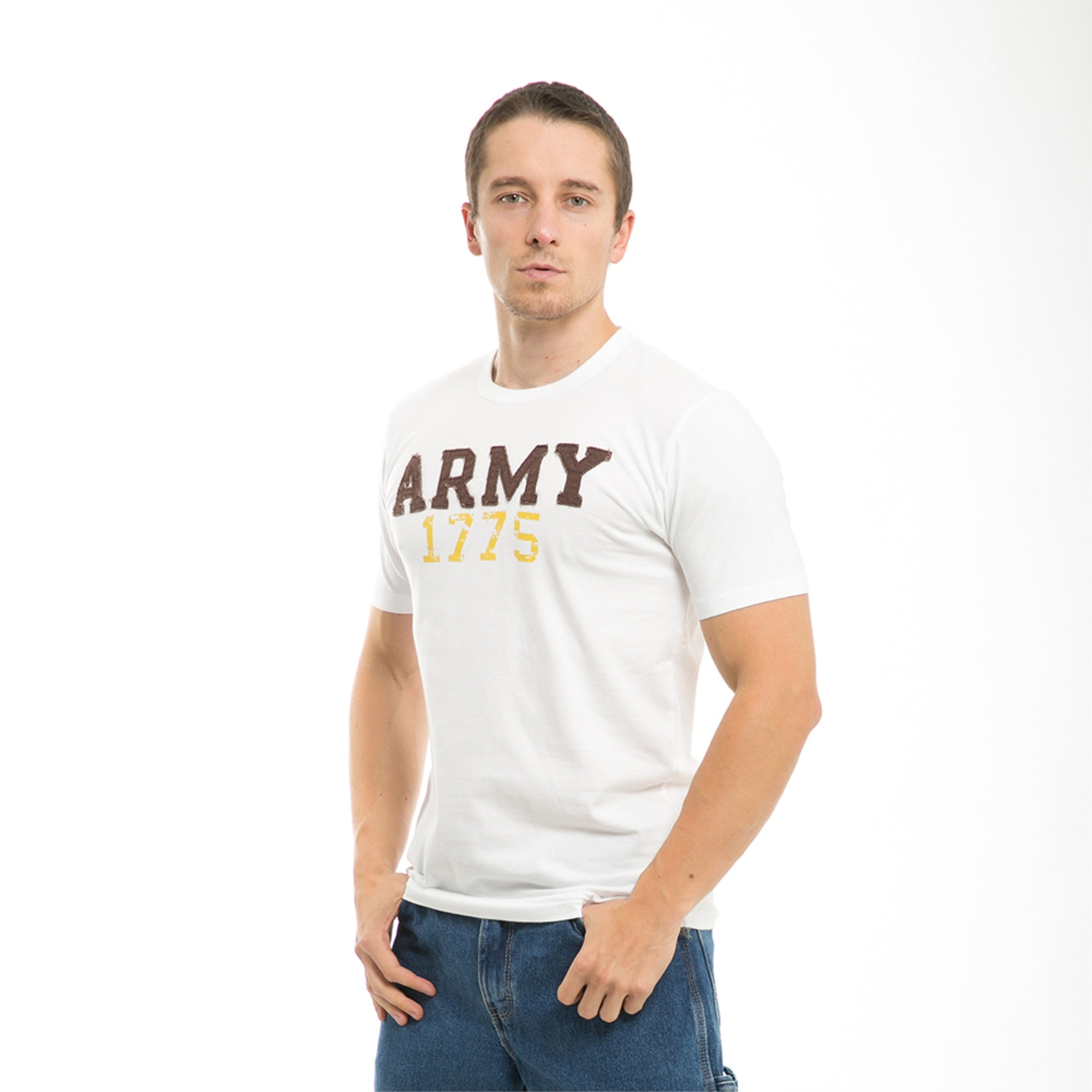 Seal Beach, Applique T's, Army, Wht, 2X