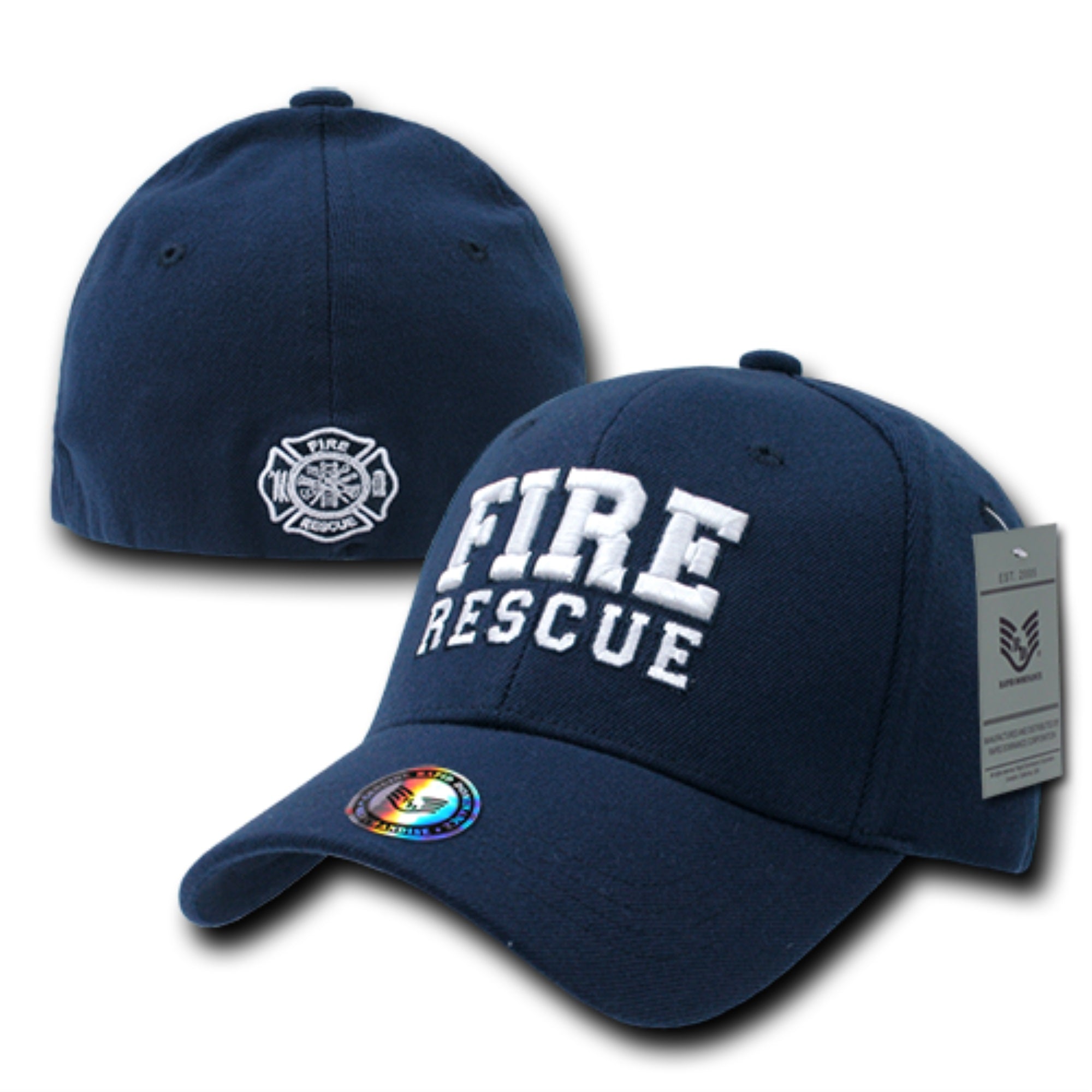 FitAll Flex Caps, Fire Rescue,Navy, L_XL