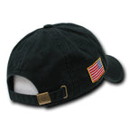 Dual Flag Raid Caps, Police, Blk