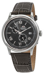 Orient Bambino Version 8 Classic Leather Strap Grey Dial Automatic RA-AK0704N10B Mens Watch