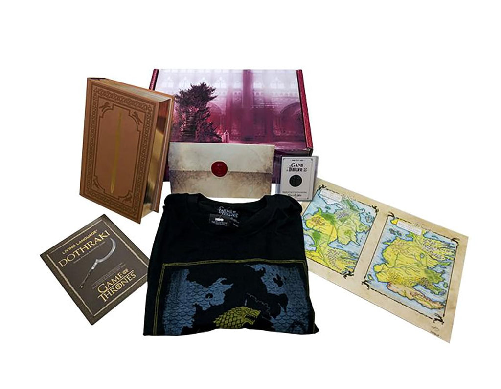 Game of Thrones 20th Anniversary Collectible Gift Box w/ Book | X-Large Shirt