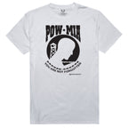 Graphic Tee, POW MIA, White, 2X