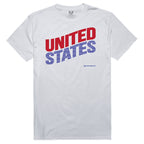 Graphic Tee, United States, White, L
