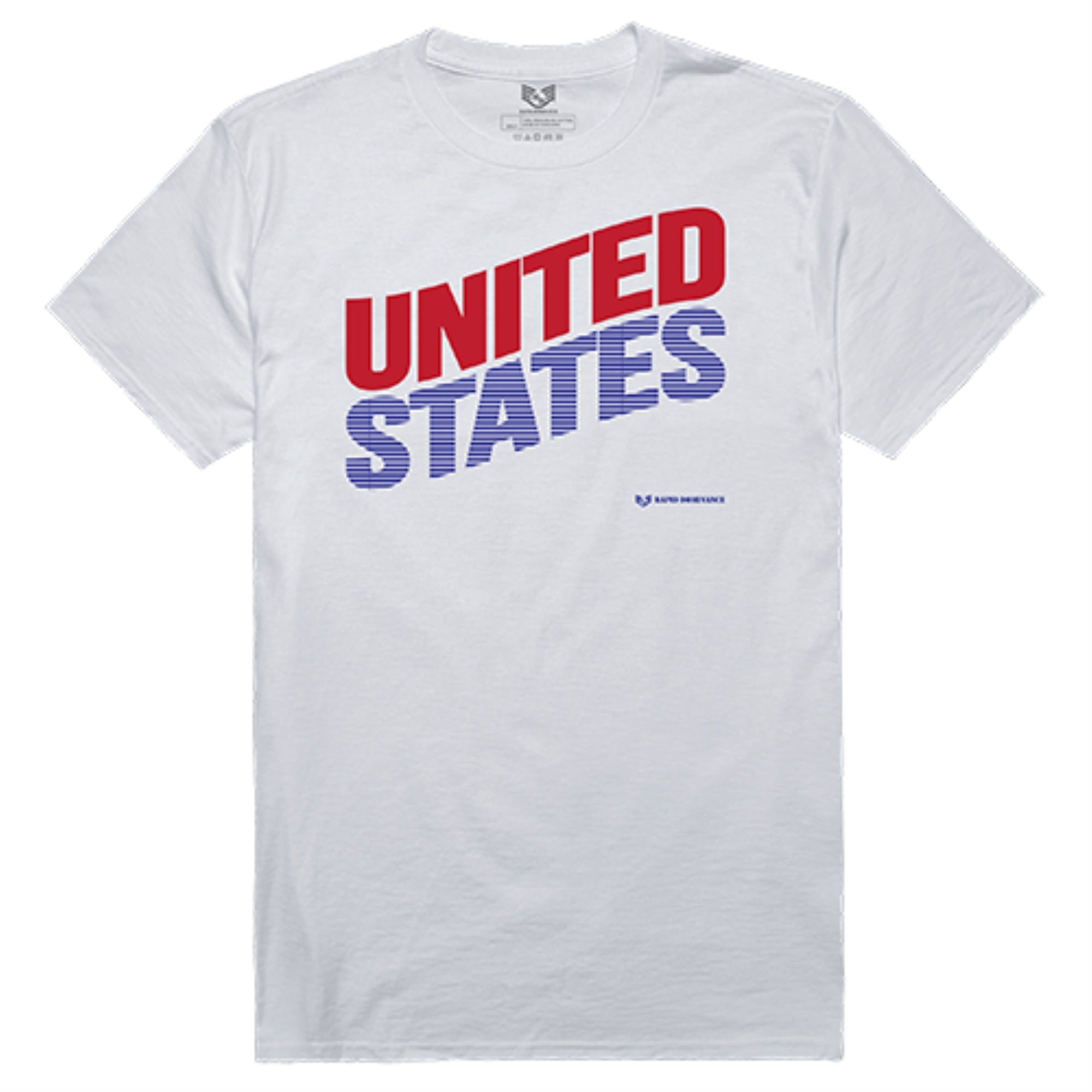 Graphic Tee, United States, White, XL