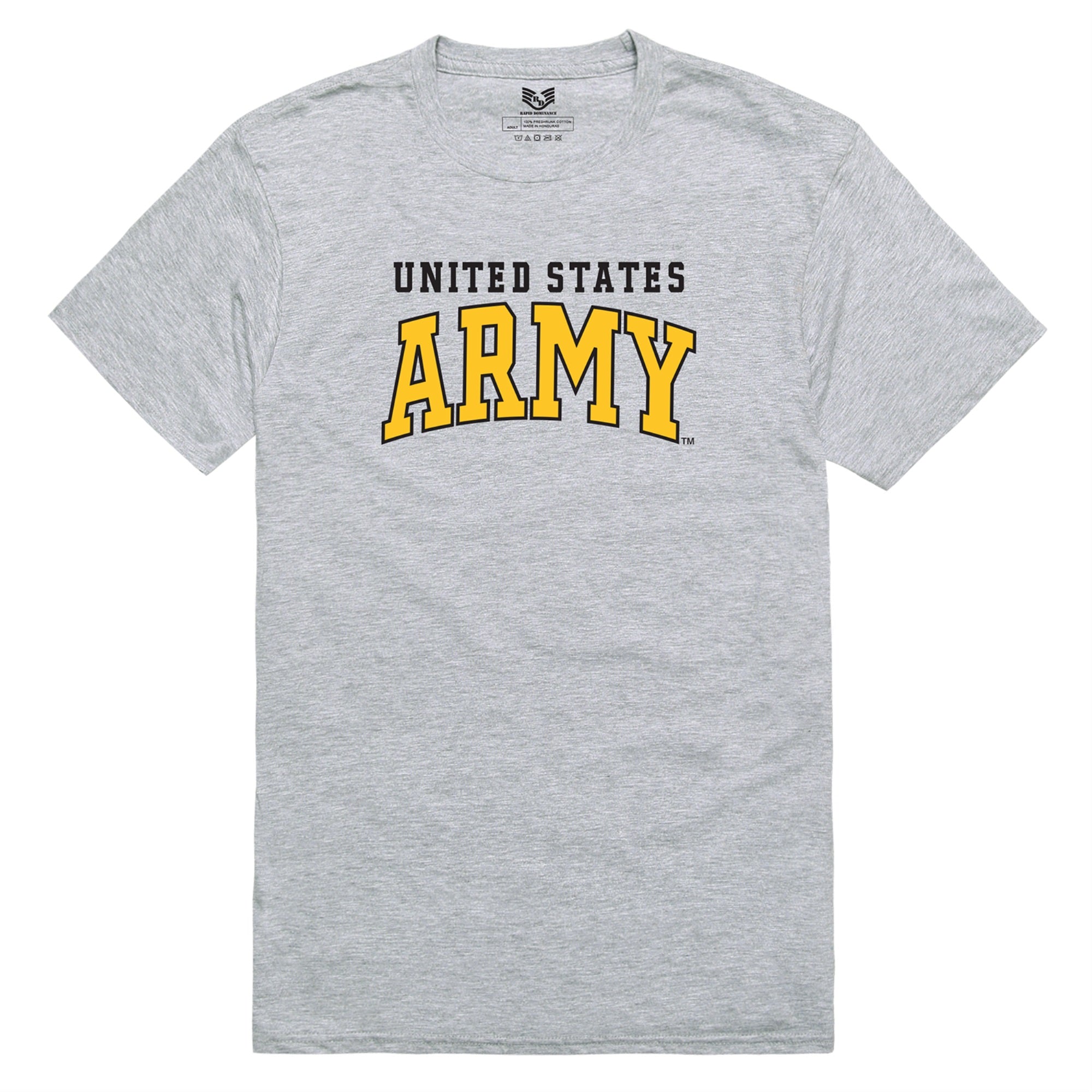 Relaxed Graphic T's, Army 1, H.Grey, XL