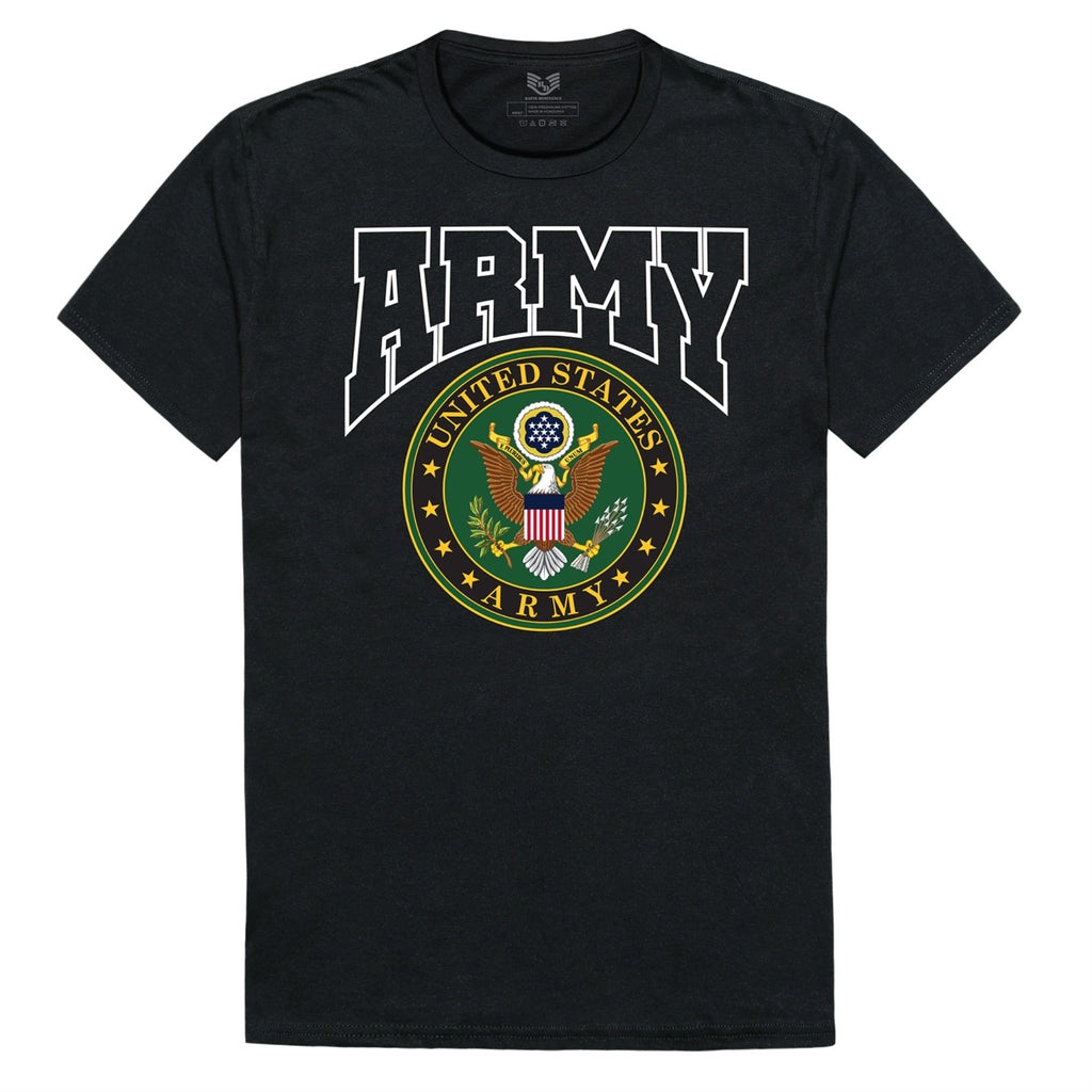 Relaxed Graphic T's, US Army, Black, L