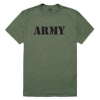 Relaxed Graphic T's, US Army, Olive, 2X