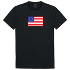 Relaxed Graphic T, Betsy Ross 2, Black, M