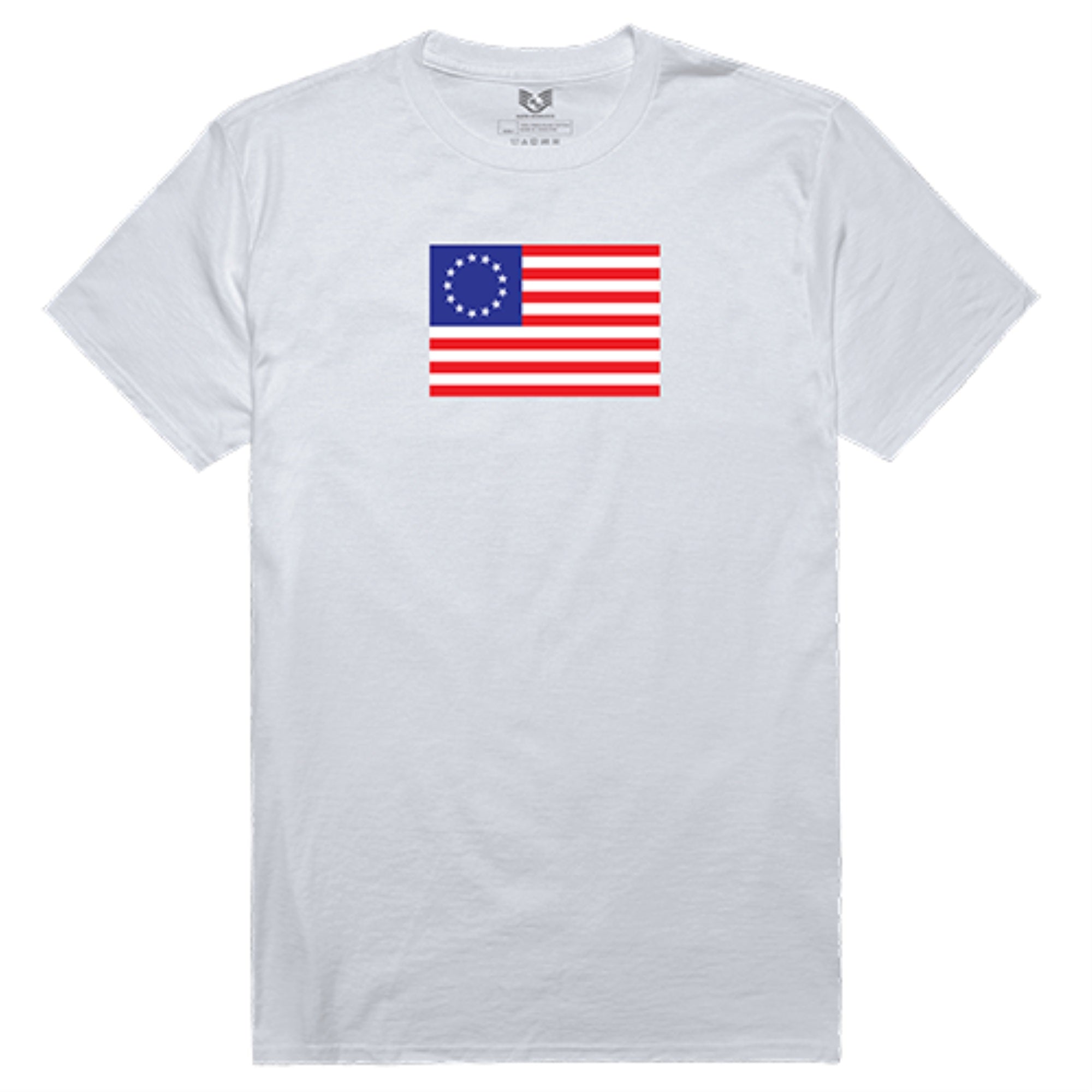 Relaxed Graphic T, Betsy Ross 2, White, L