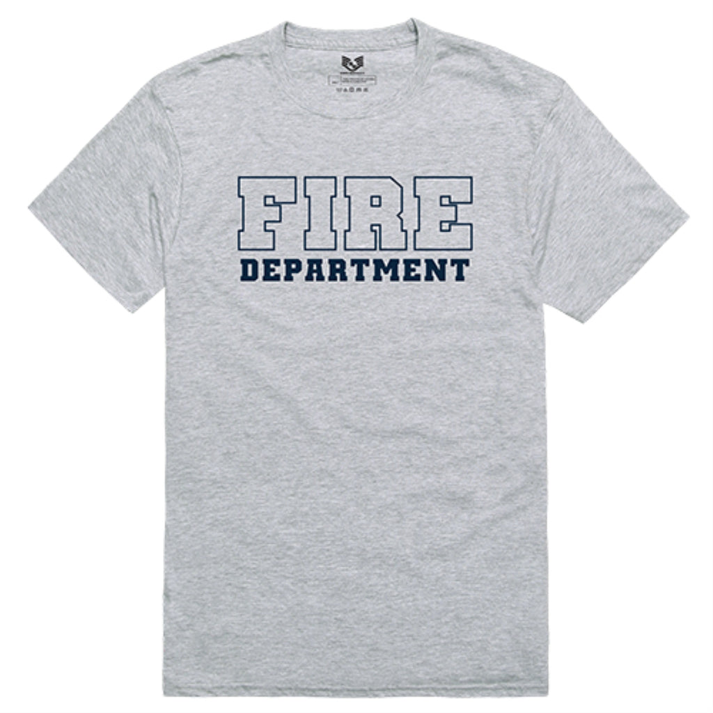 Relaxed Graphic T's, Fire Dep,H.Grey, L