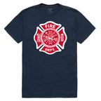 Relaxed Graphic T's, Fire Dep, Navy, XL