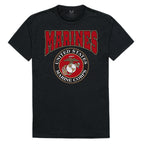 Relaxed Graphic T's, Marines, Black, M