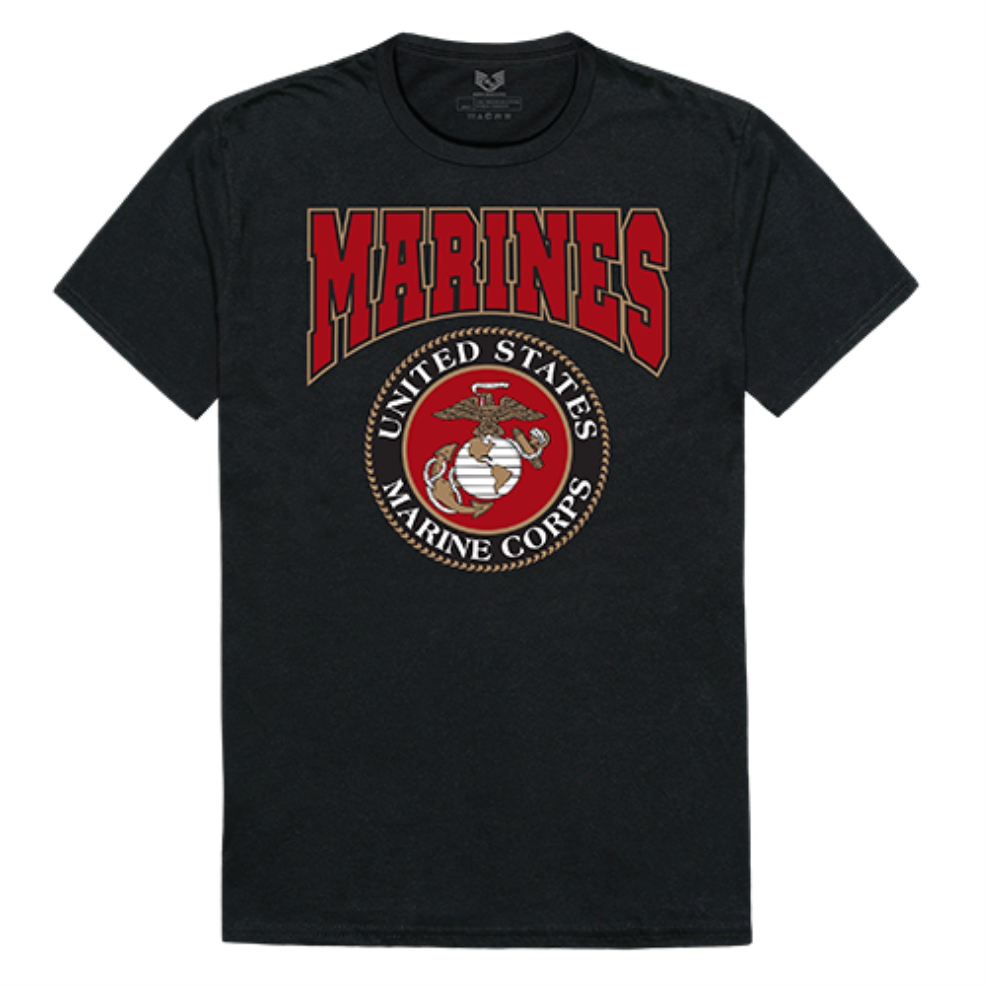 Relaxed Graphic T's, Marines, Black, L