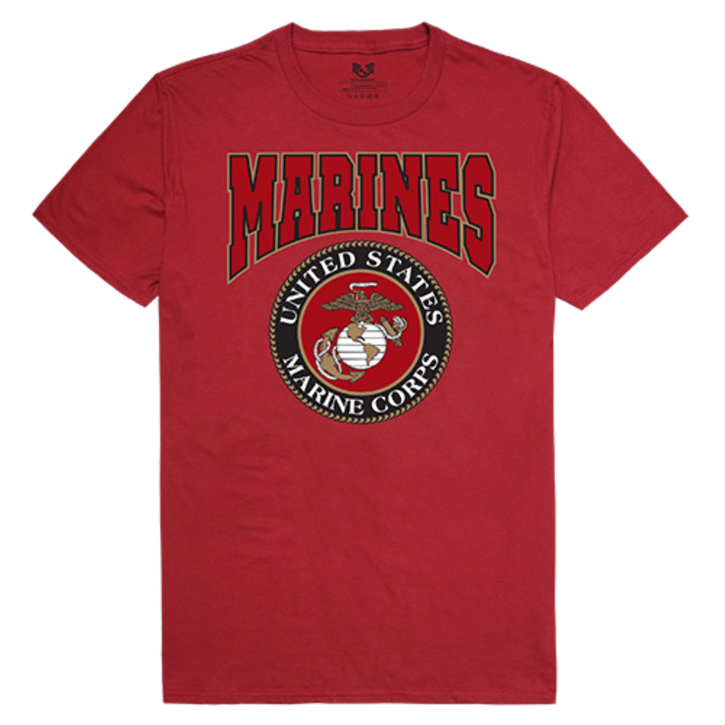 Relaxed Graphic T's,Marines,Cardinal,2X