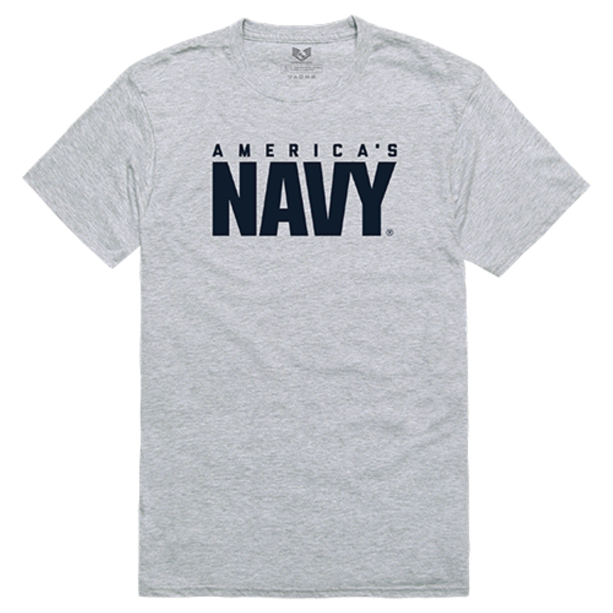 Relaxed Graphic T's,US Navy, H.Grey, 2X